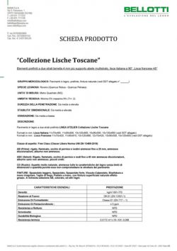 Scheda Collezione Lische Toscane Scheda Collezione Lische Toscane